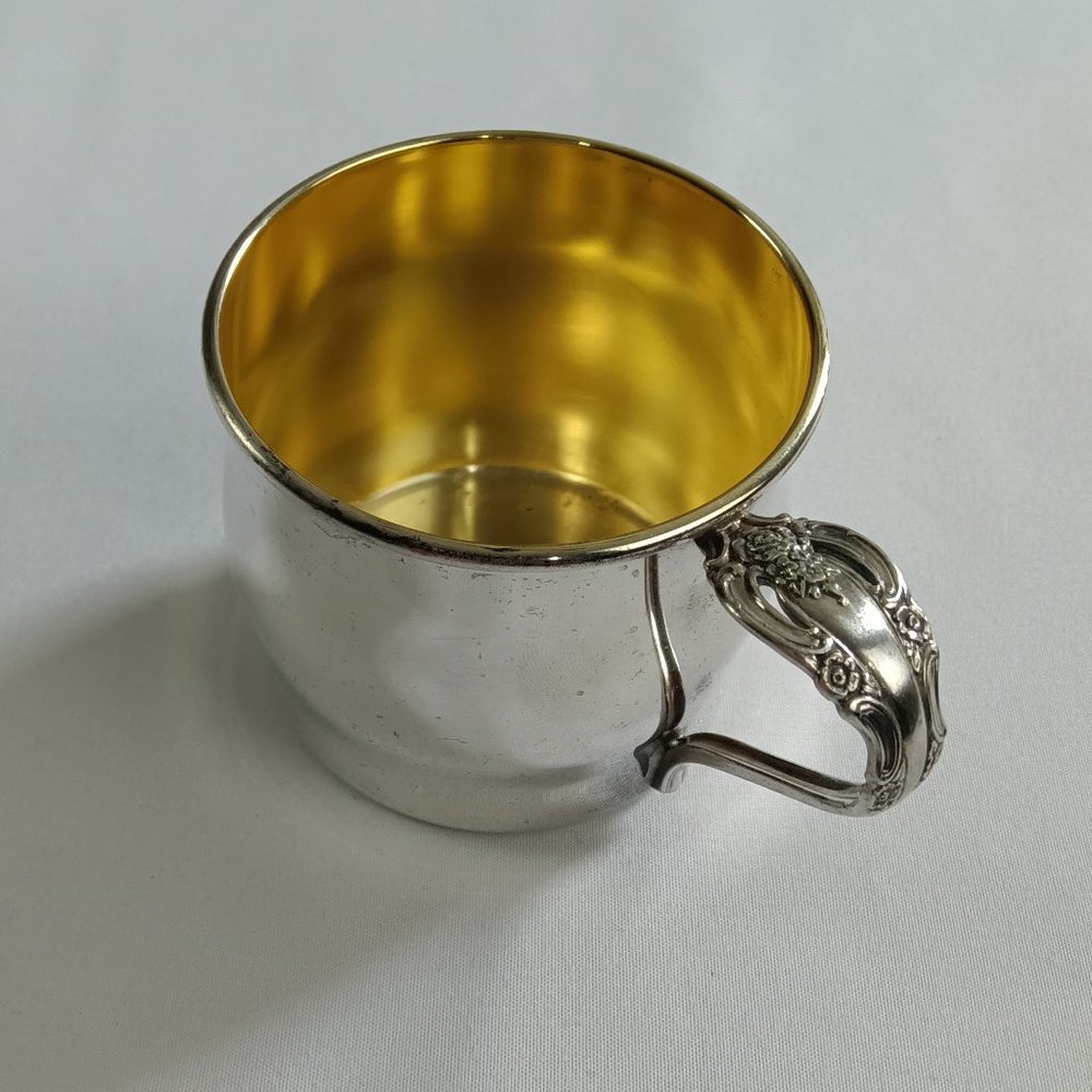 Vintage Community Silver Plated Child Mug.